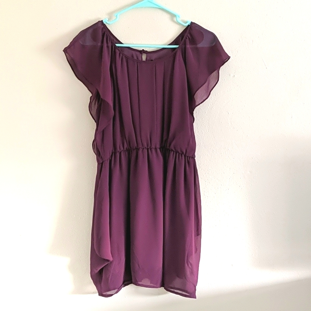 Purple party dress